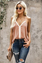 V-Neck Contrast Cami