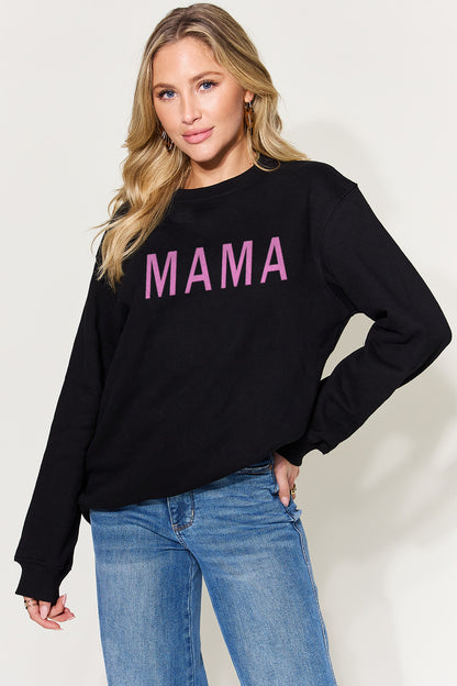 Simply Love Full Size MAMA Long Sleeve Sweatshirt