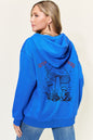 Simply Love Full Size GROW YOUR OWN WAY Graphic Zip-Up Hoodie with Pockets