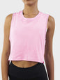 Round Neck Cropped Tank