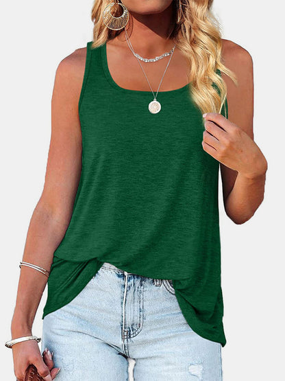 Heathered Square Neck Tank