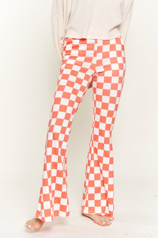 TENNESSEE ORANGE AND WHITE CHECKERED PANTS