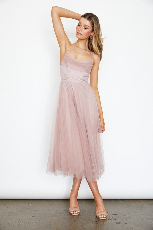 Tulle Ballerina Midi Dress