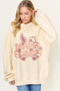 Simply Love Full Size MAMA BUNNY Graphic Drop Shoulder Oversized Sweatshirt