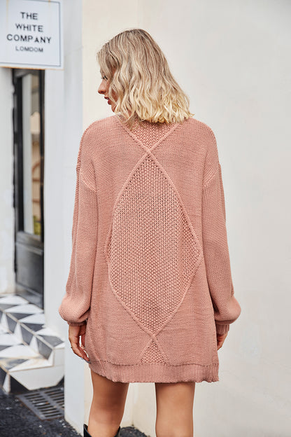 Open Front Cardigan with Pockets