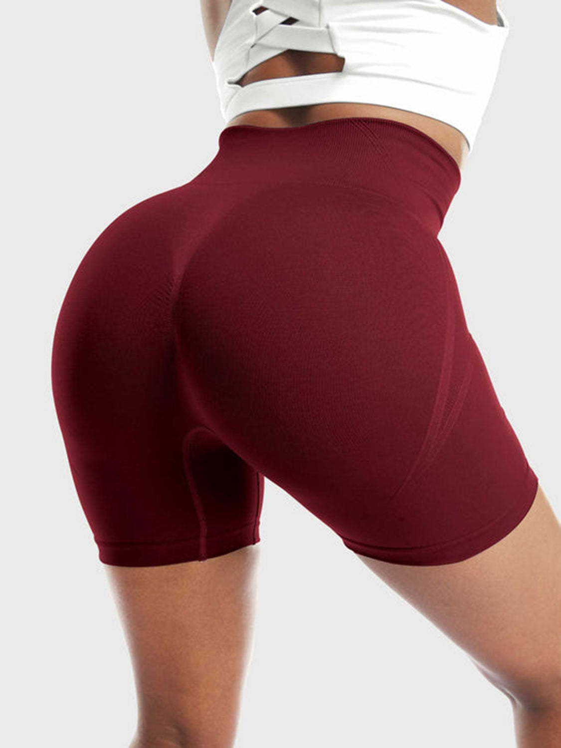 High Waist Active Shorts