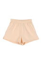 Cream sweat shorts