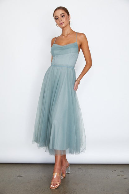 Tulle Ballerina Midi Dress