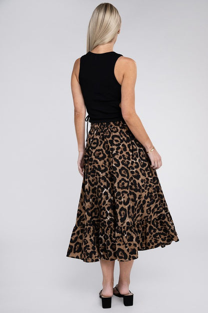 Leopard Maxi Skirt