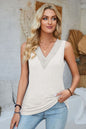 Lace Detail V-Neck Tank