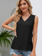 V-Neck Wide Strap Tank