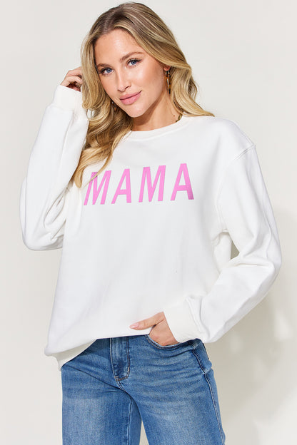 Simply Love Full Size MAMA Long Sleeve Sweatshirt