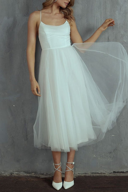 Tulle Ballerina Midi Dress