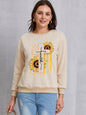 Sunflower Round Neck Dropped Shoulder Sweatshirt