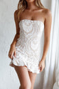 Lace Crochet Mini Dress