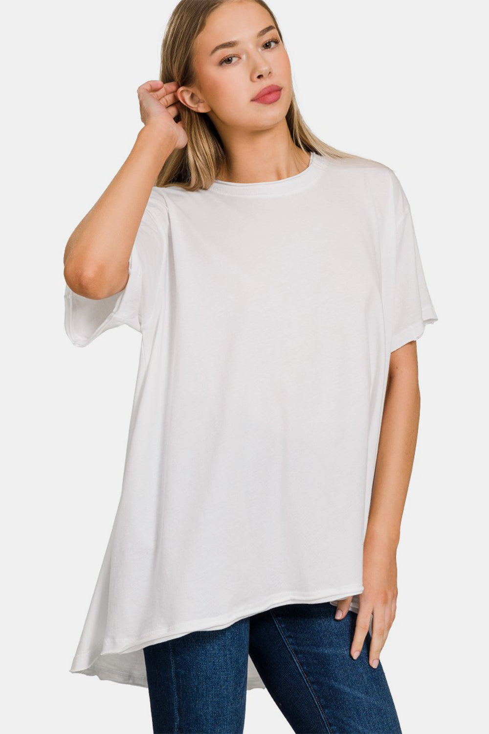 Zenana Round Neck Short Sleeve T-Shirt