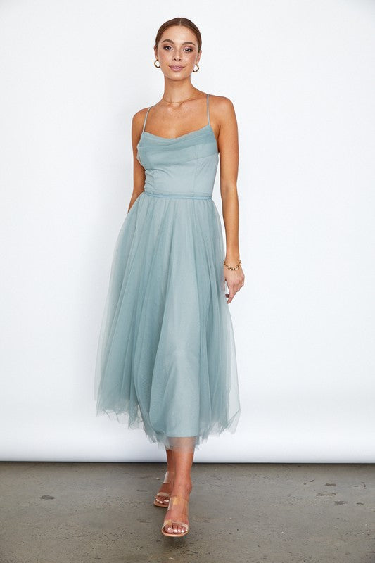 Tulle Ballerina Midi Dress