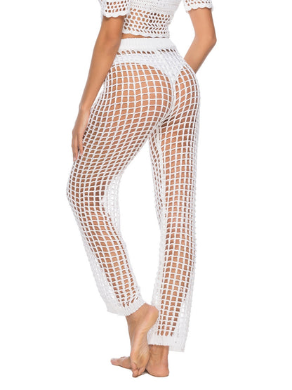 Cutout High Waist Swim Pants