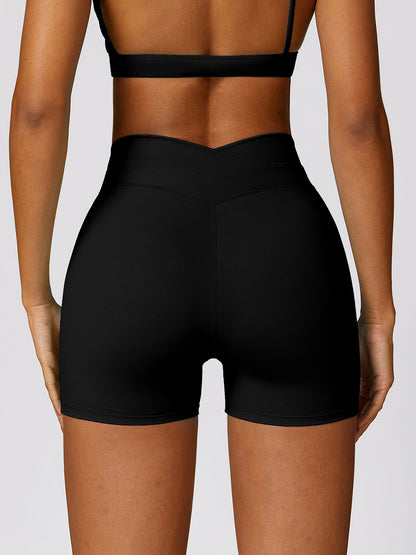 High Waist Active Shorts