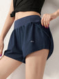 Slit Active Shorts with Pockets