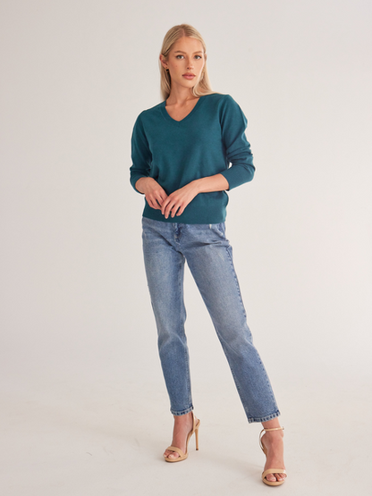 V-neck Essential Sweater H4UAZB7XU8