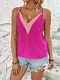 Contrast V-Neck Cami