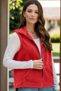 Zip Up Vest Coat with Pockets