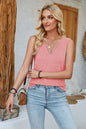 Heathered Notched Wide Strap Tank