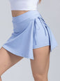 Tied High Waist Active Shorts