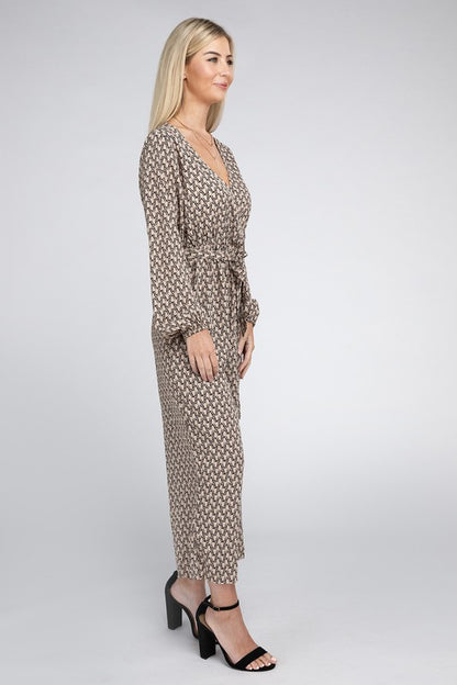 Allover Print Jumpsuit