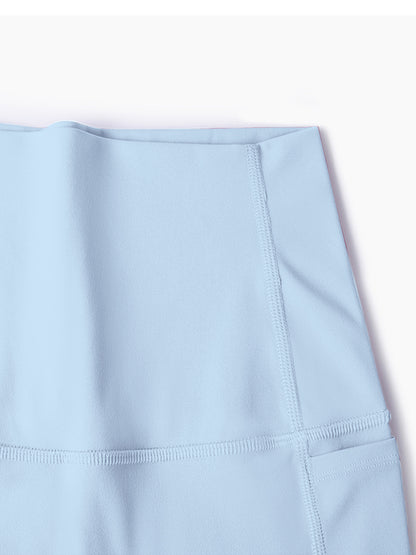 Pocketed High Waist Active Shorts