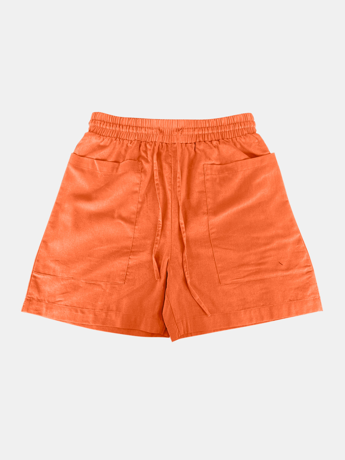 Full Size Drawstring Shorts with Pockets