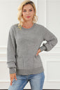 Round Neck Long Sleeve Sweater