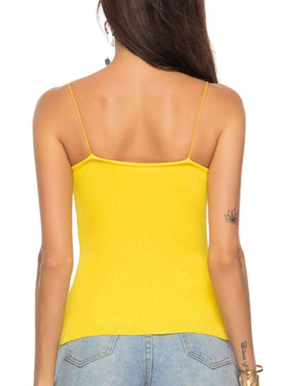 Sweetheart Neck Knit Cami