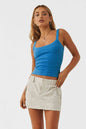 In Your Dreams Ribbed Cropped Cami