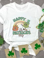 HAPPY ST PATRICK'S DAY Round Neck T-Shirt