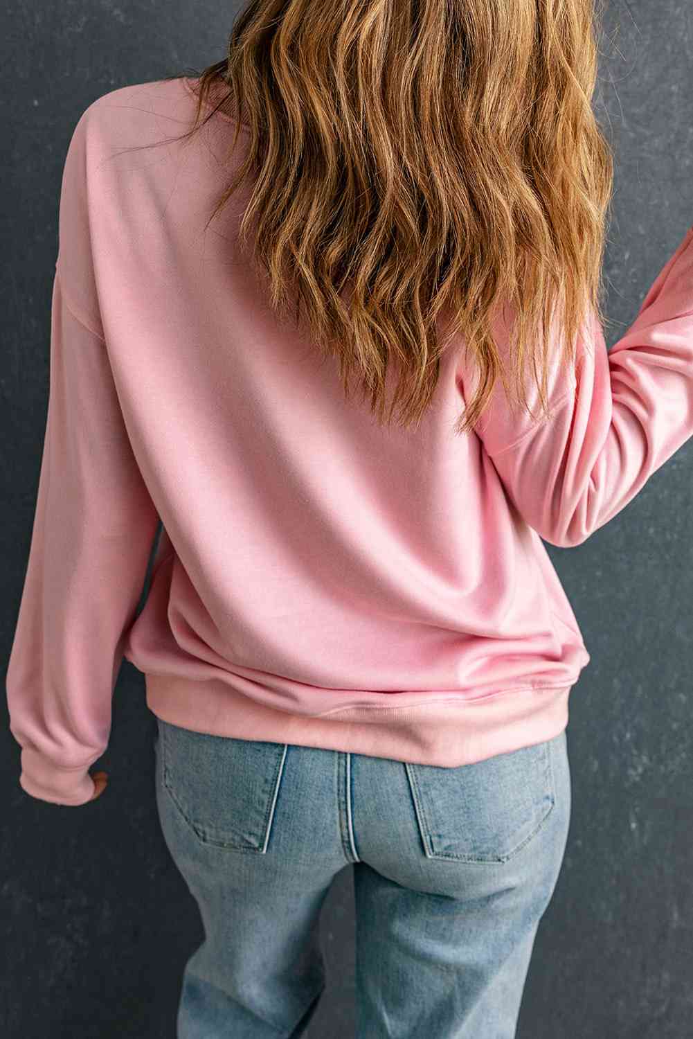 JOLLY Graphic Round Neck Sweatshirt