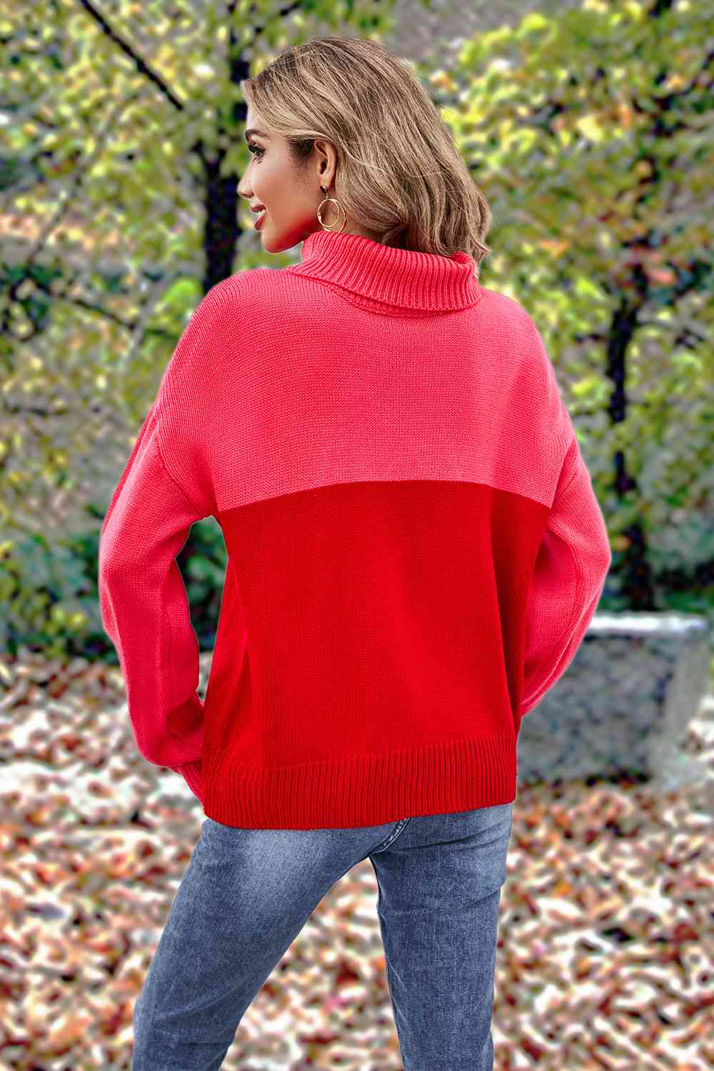 Turtleneck Long Sleeve Sweater