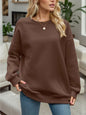 Round Neck Long Sleeve Sweatshirt