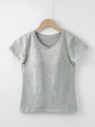 Round Neck Short Sleeve T-Shirt