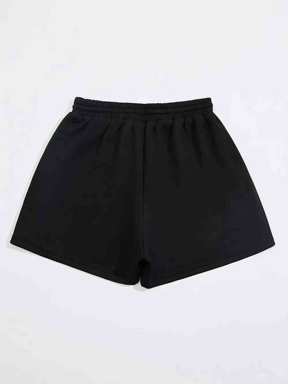 Drawstring Waist Shorts