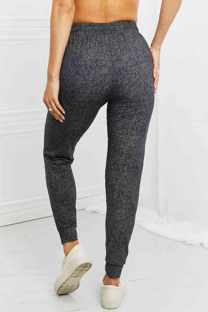 Leggings Depot Stay In Full Size Drawstring Waist Joggers