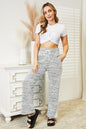 Ninexis Full Size Side Stripe Drawstring Pants