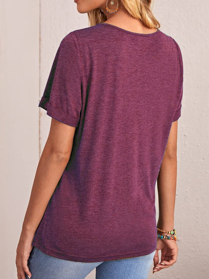 Round Neck Short Sleeve T-Shirt