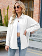 Button Up Collared Neck Long Sleeve Shirt