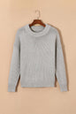 Round Neck Long Sleeve Sweater