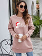 BELIEVE Graphic Tunic Sweatshirt