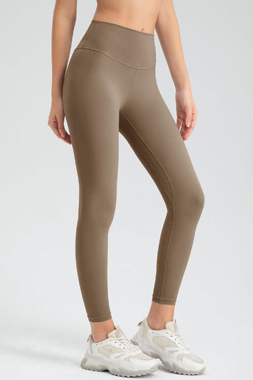 Wide Waistband Slim Fit Active Leggings