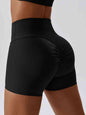 Wide Waistband Slim Fit Sports Shorts