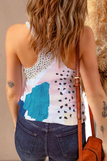 Printed Racerback Tank